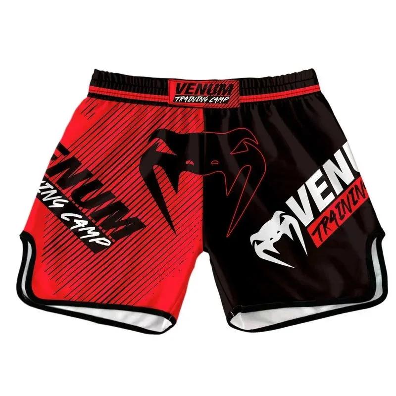 Short d'entraînement de boxe respirant combat boxe combat Sanda salle d'arts martiaux Muay MMA Thai