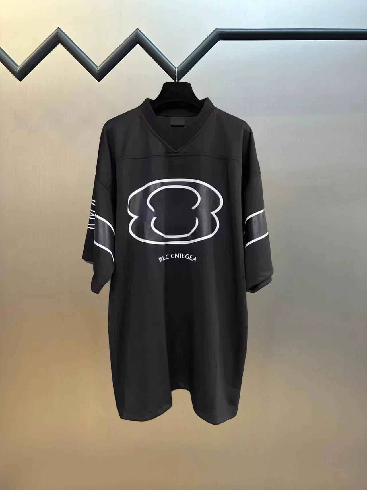 【13 styles】BLCCNIEGEA T-shirt à manches courtes en coton avec lettres, style Paris B, de haute quali