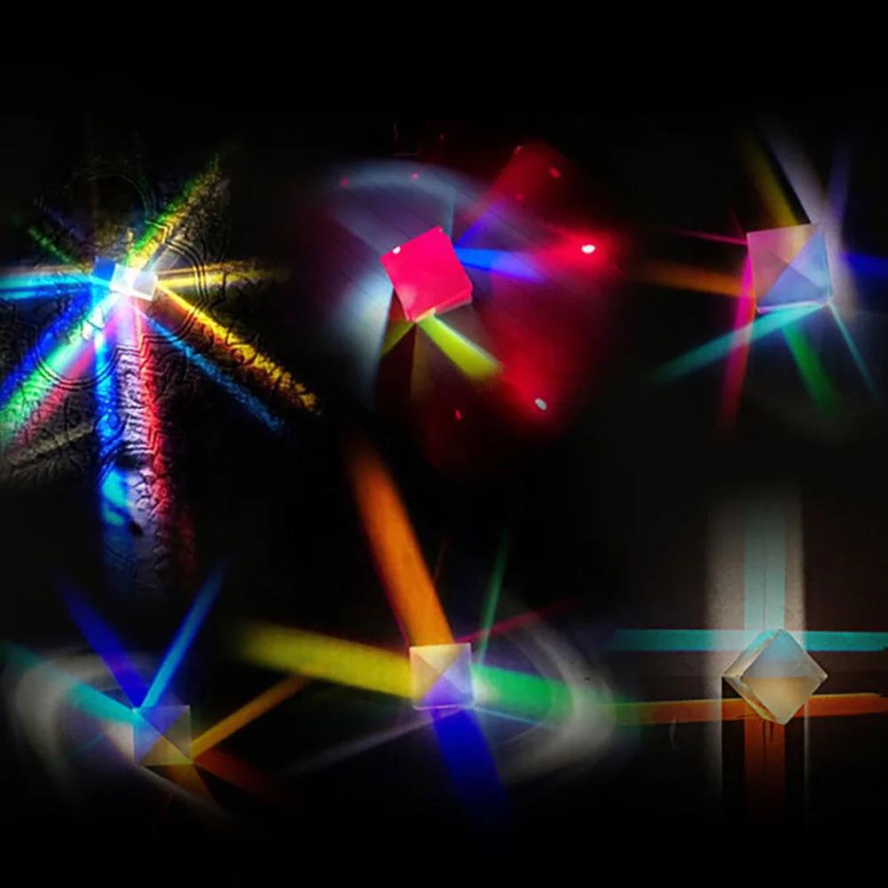 Verre optique x-cube dichroïque Cube conception Cube prisme RGB combinateur séparateur cadeau éducat