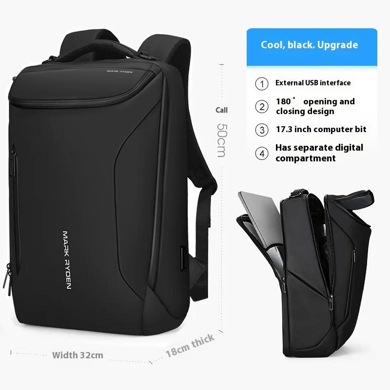 MARK RYDEN-Sac à dos pour ordinateur portable pour homme, spacieux, voyage, 17 pouces