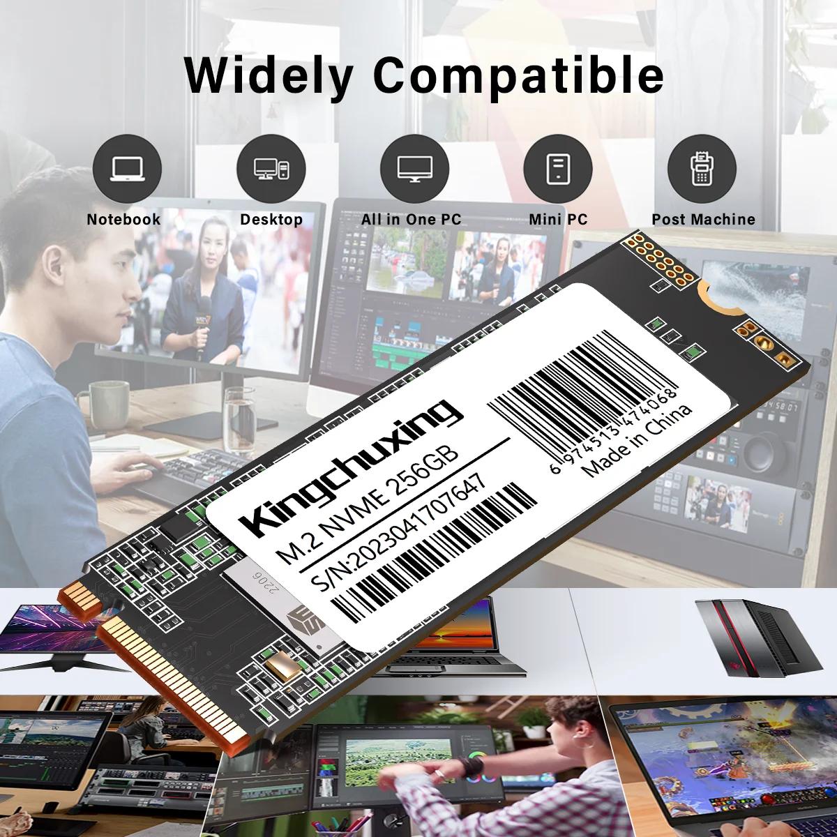 Kingchuxing-Disque dur interne pour ordinateur portable et de bureau, SSD Nvme M2 SSD 512 Go, PCIE 3