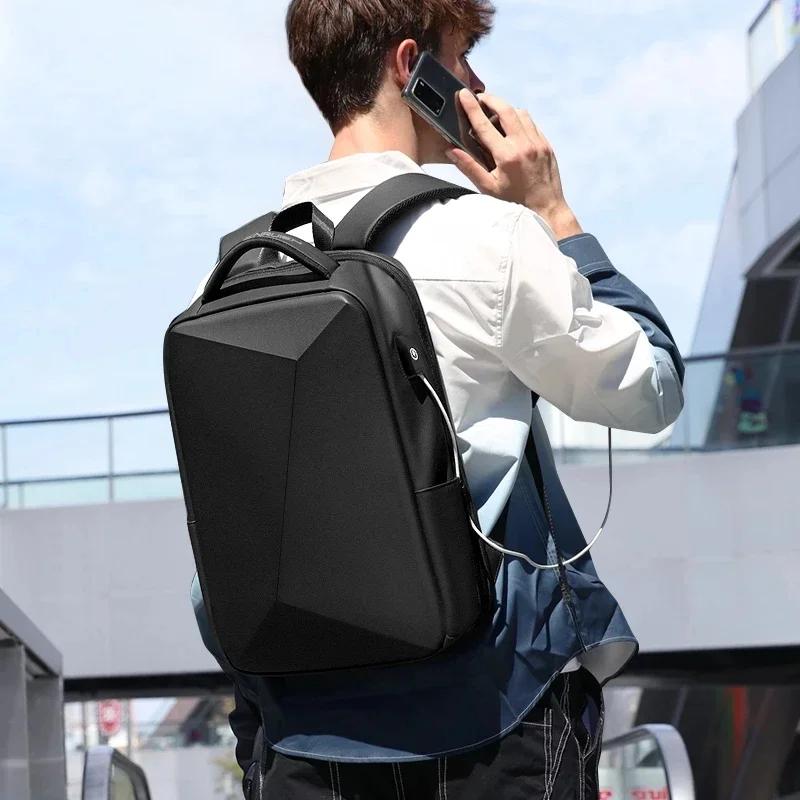 Noir ordinateur intelligent sacs pour ordinateur portable pour hommes sac à dos nouveau étanche étud