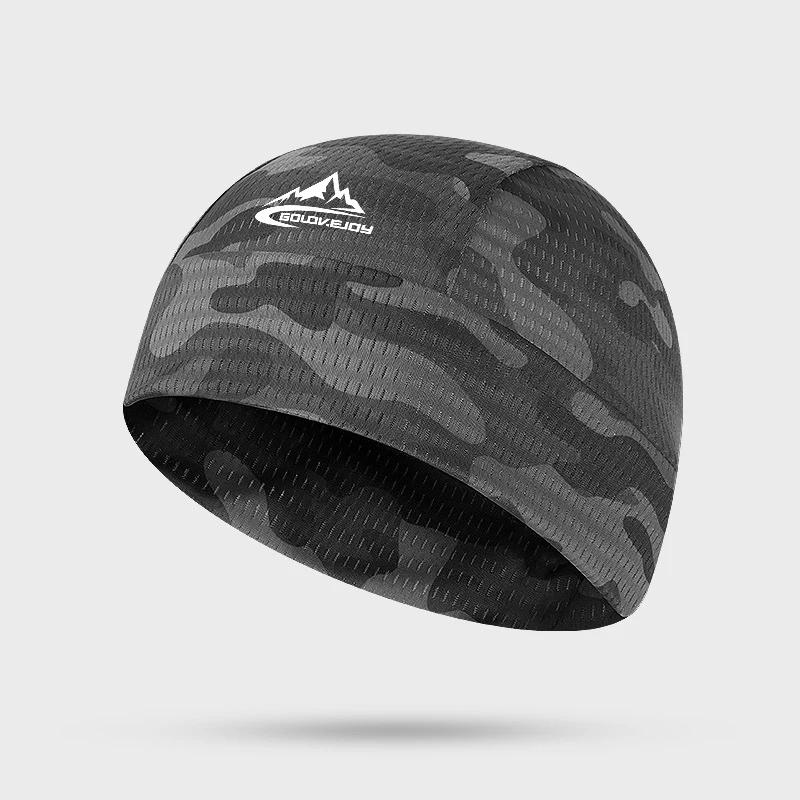 Casquette de crâne rafraîchissante, doublure de casque, respirante, évacuant la transpiration, cycli