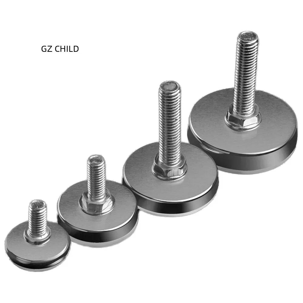 Base de pied de nivellement, M6, M8, M10, hauteur de vis réglable, diamètre 30 mm, 35 mm, 43 mm, 50