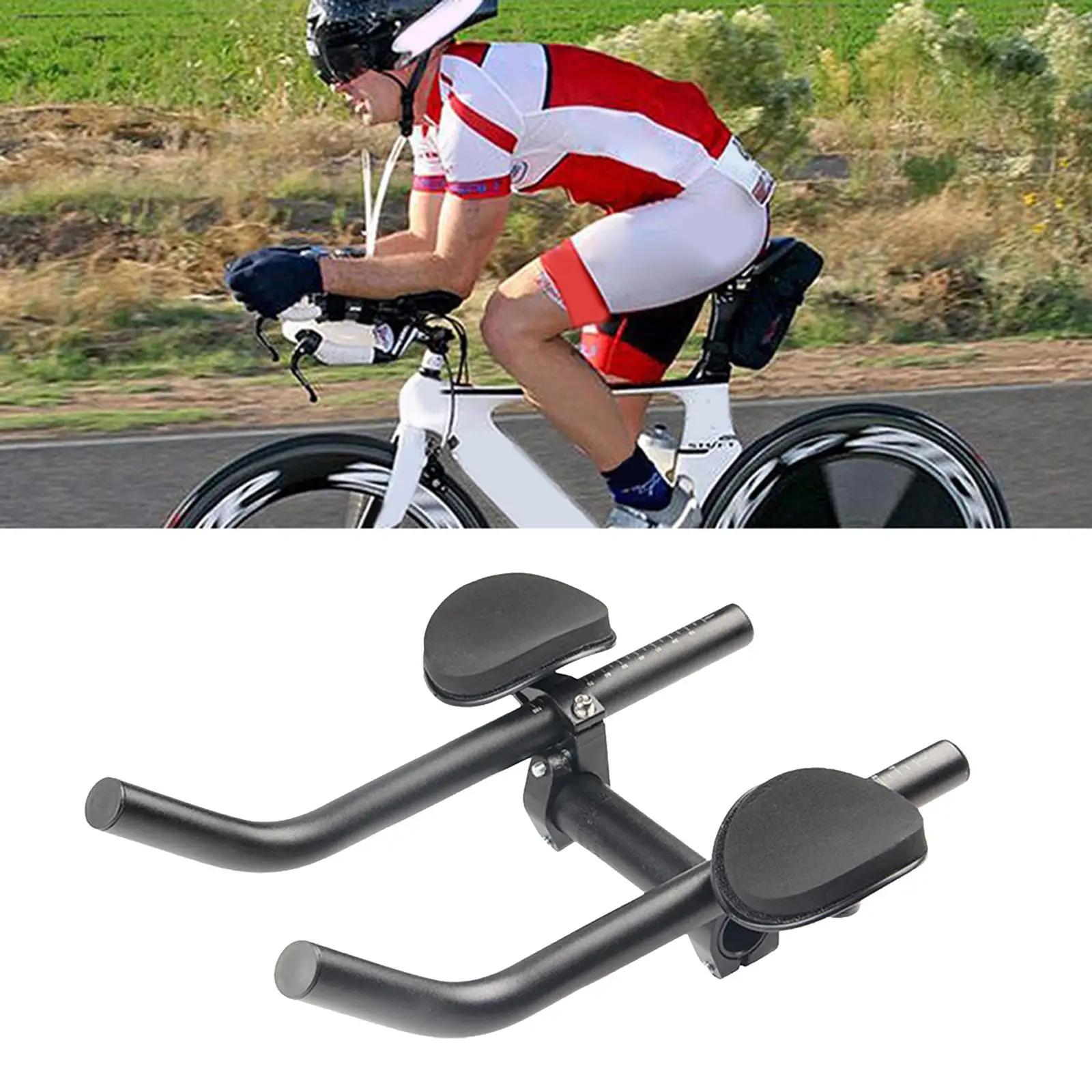 Guidon de Triathlon VTT Aero Bar avec Support Détachable pour Confort et Accessoires de Vélo de Cour