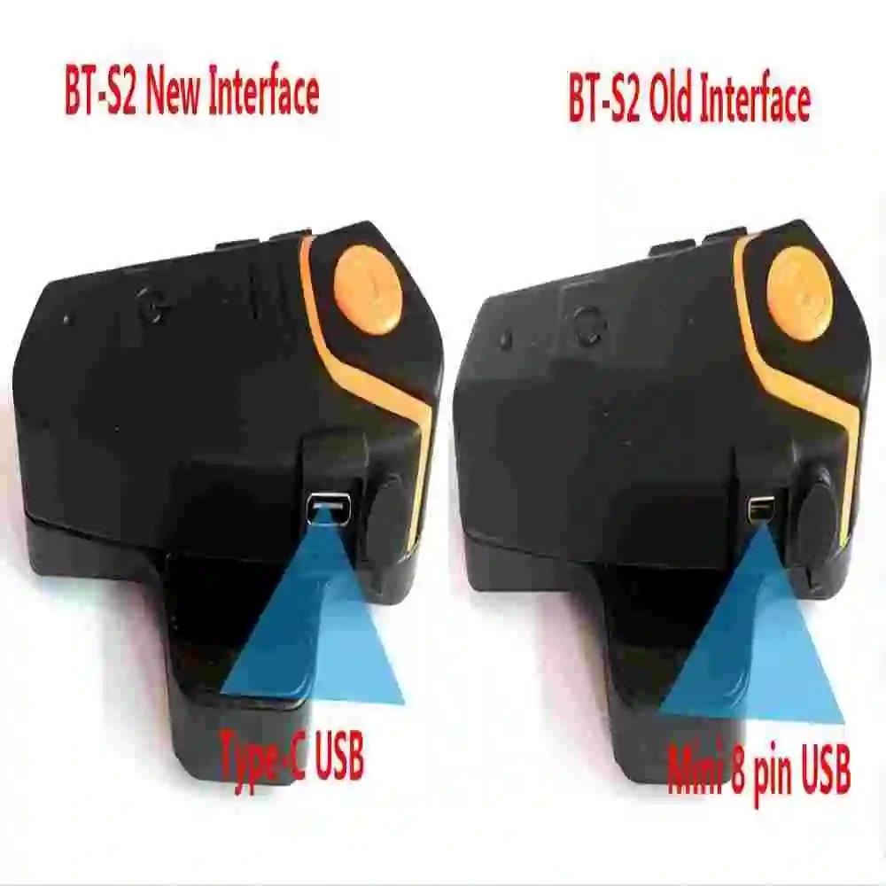 BT-S2NS casque de Moto BT casque Interphone Moto étanche Multi BT Interphone 1000M Interphones MP3 F