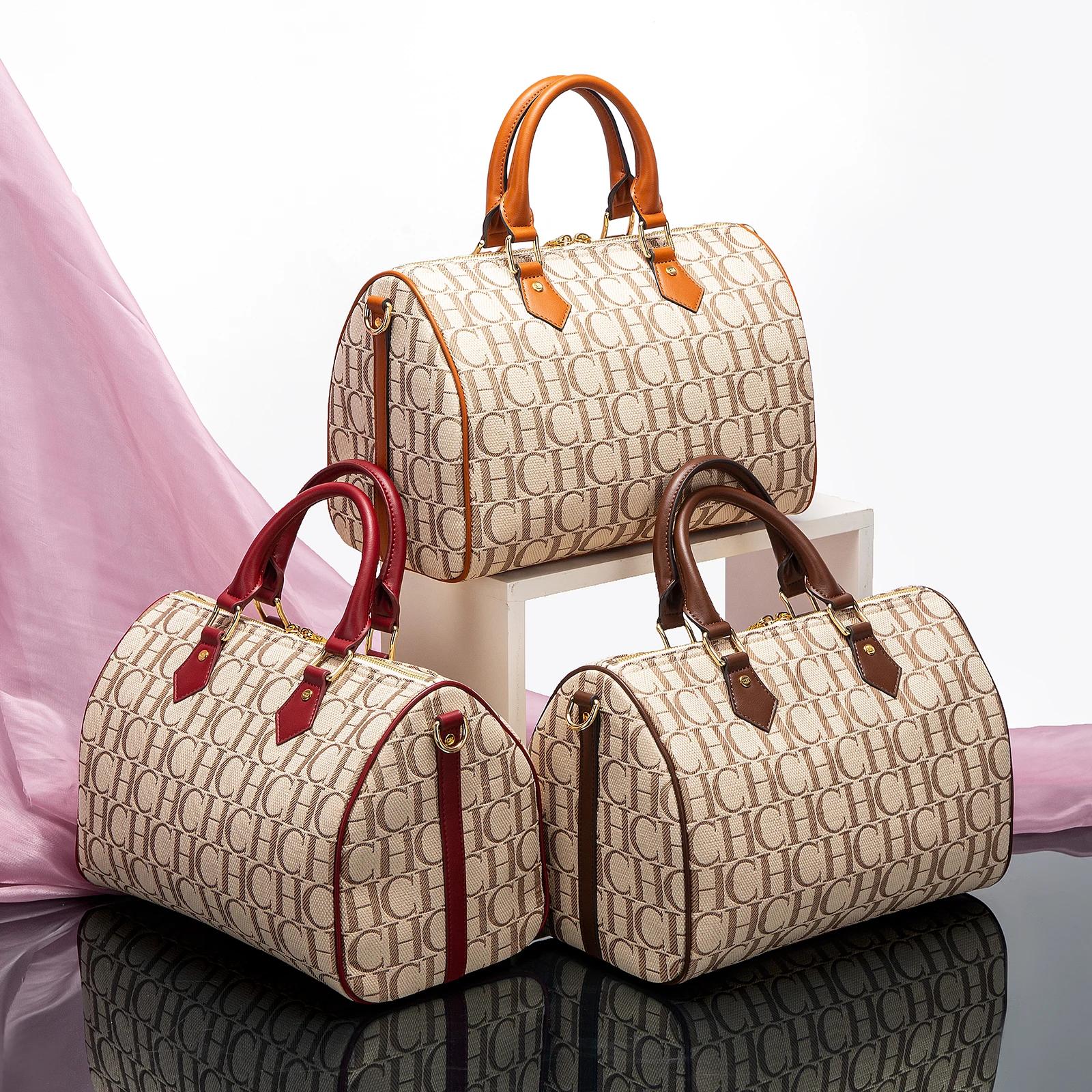CHCH sac d'oreiller femme automne/hiver nouvelle Collection lettre sac à main marron Boston sac