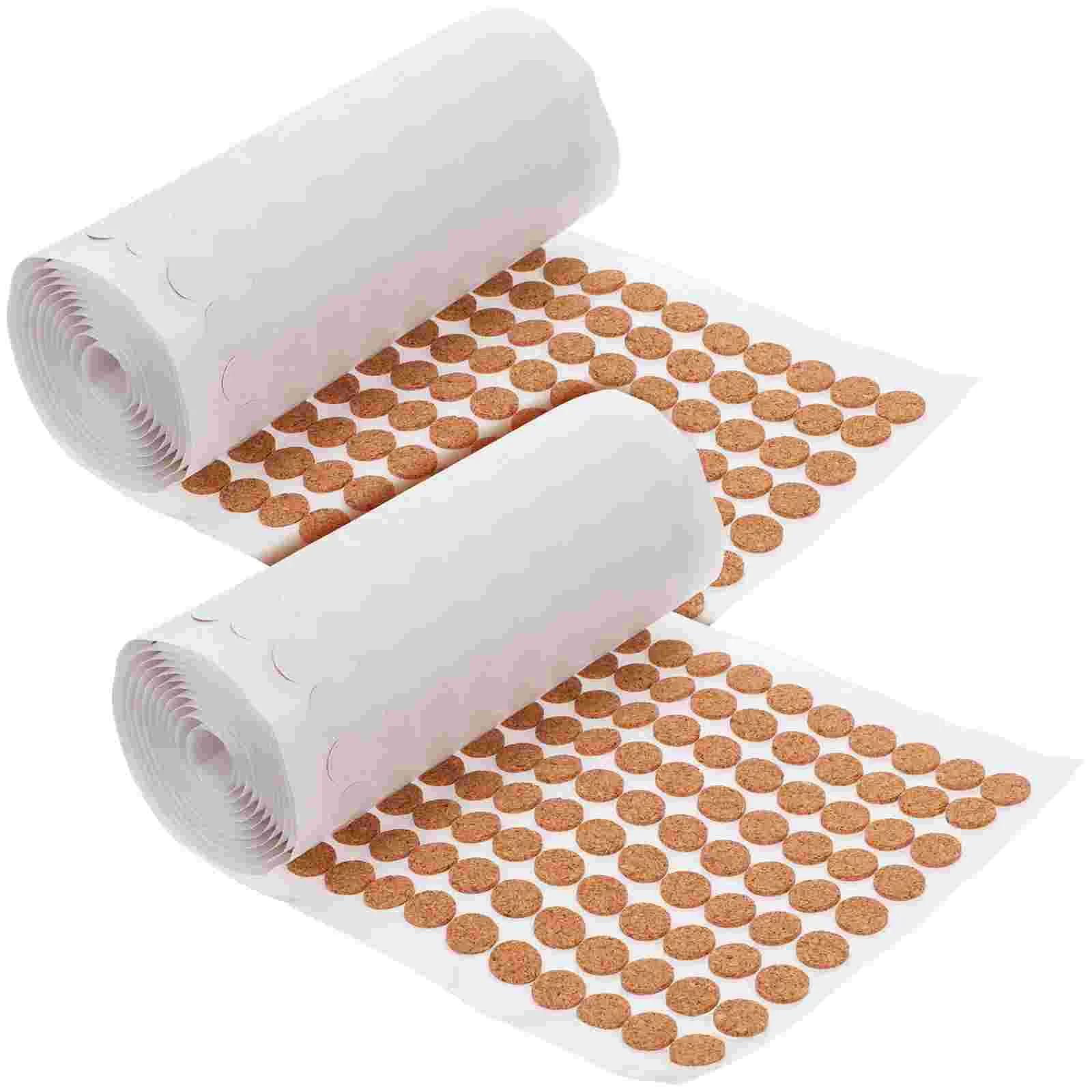 Tampons de support adhésifs en liège, 2000 pièces, protection de chaise, bouchons de porte d'armoire