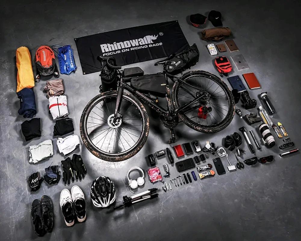 Bal inowalk-Ensemble de sacoches de vélo étanches, sac de guidon, sacoche de dégager, siège de vélo,