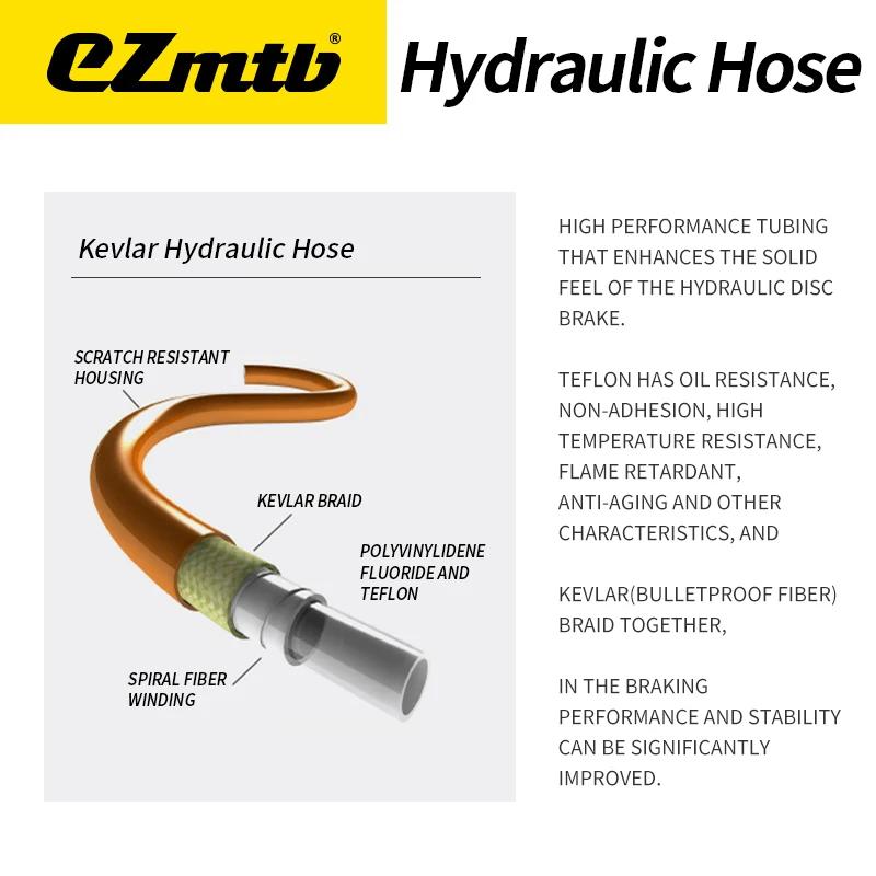Outils pour VTT EZmtb, conduites d'huile de frein à quatre couches, cinq couches, freins à disque hy