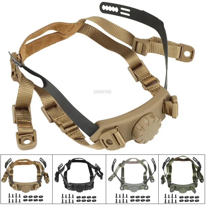 Système de Suspension intérieure de casque, casques CS de tir et de chasse, sangle de verrouillage d