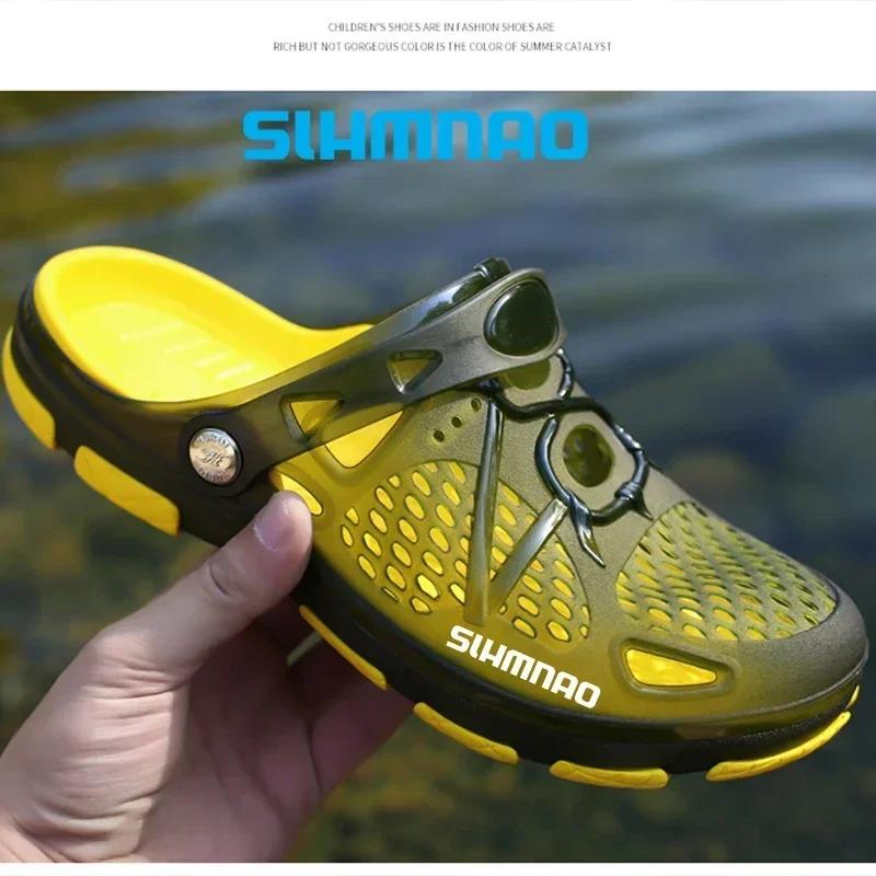 Sandales de pêche pour hommes, pantoufles d'été, sandales de plage, chaussures d'extérieur, tongs re