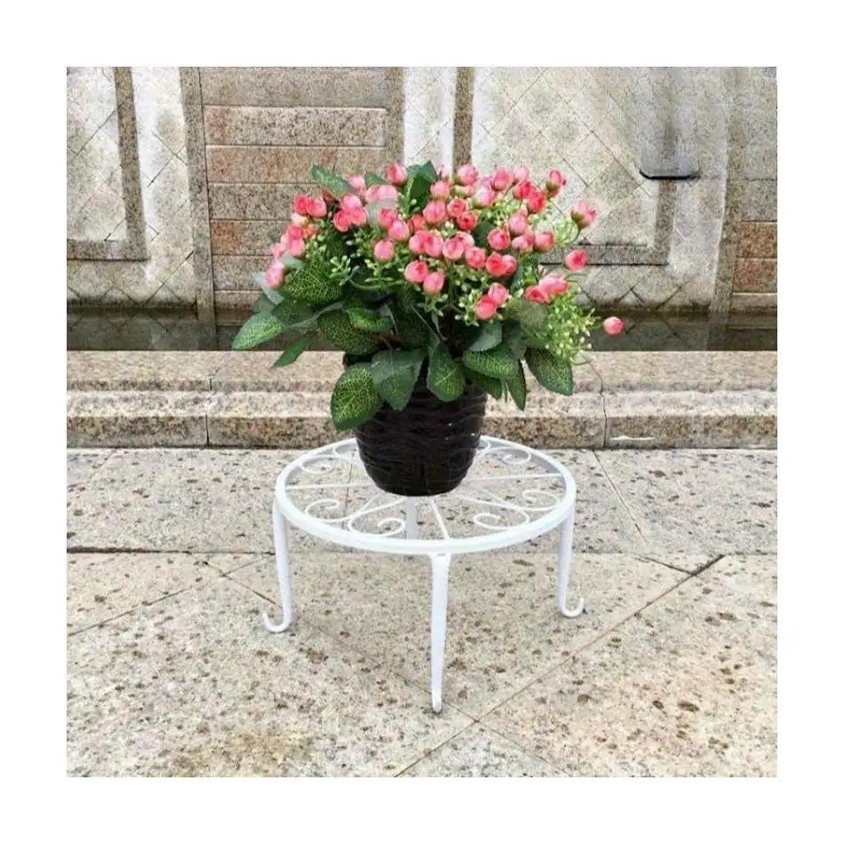 Support de Pot de fleur en métal, 1 pièce, support de plante en fonte robuste, grand support de Pot