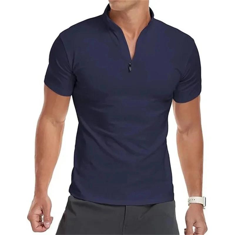 T-Shirt de sport à manches courtes pour hommes, hauts de Fitness, t-shirts de Compression, pull à fe