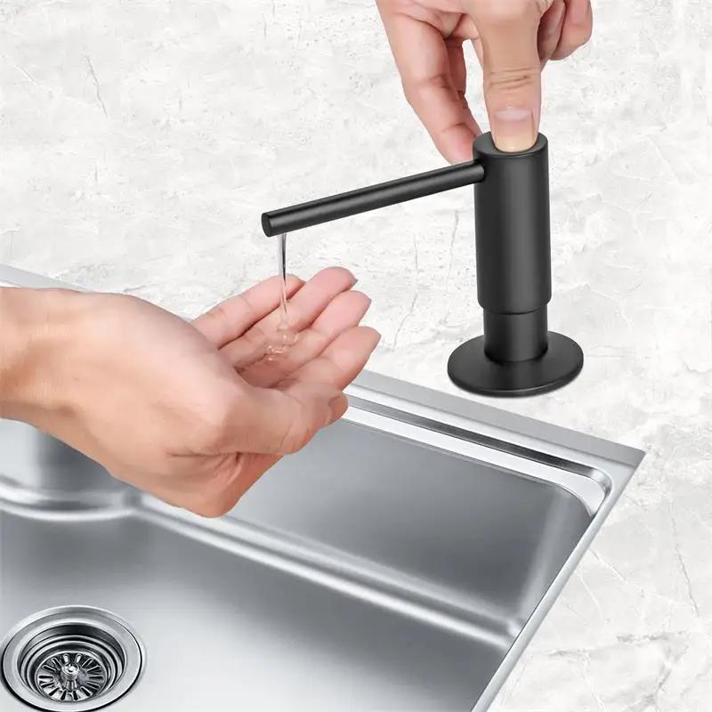 Samodra-Tête de Pompe en Laiton avec Distributeur de Savon Intégré, Bouteille PE de 500ml, Accessoir