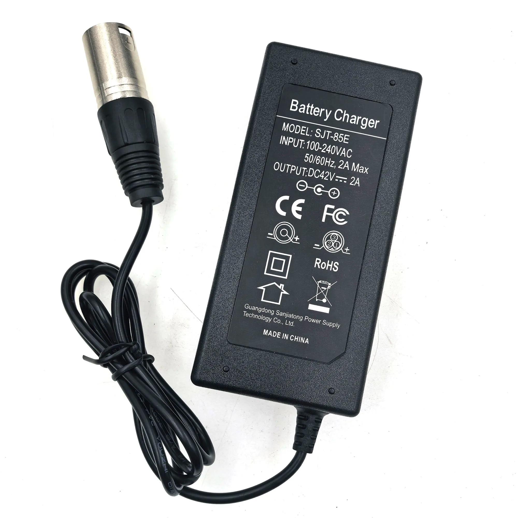 Chargeur 36V 42V 2A chargeur de batterie au lithium pour vélo électrique pour batterie au lithium 36