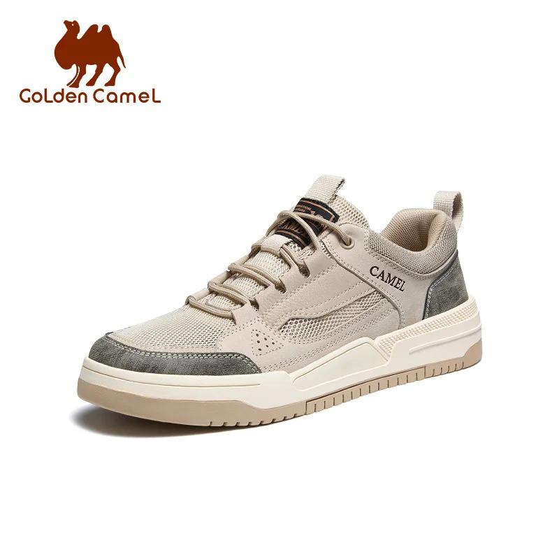 GOLDEN CAMEL Chaussures pour hommes, style rétro, pour le skateboard, rehaussantes, basses, de sport