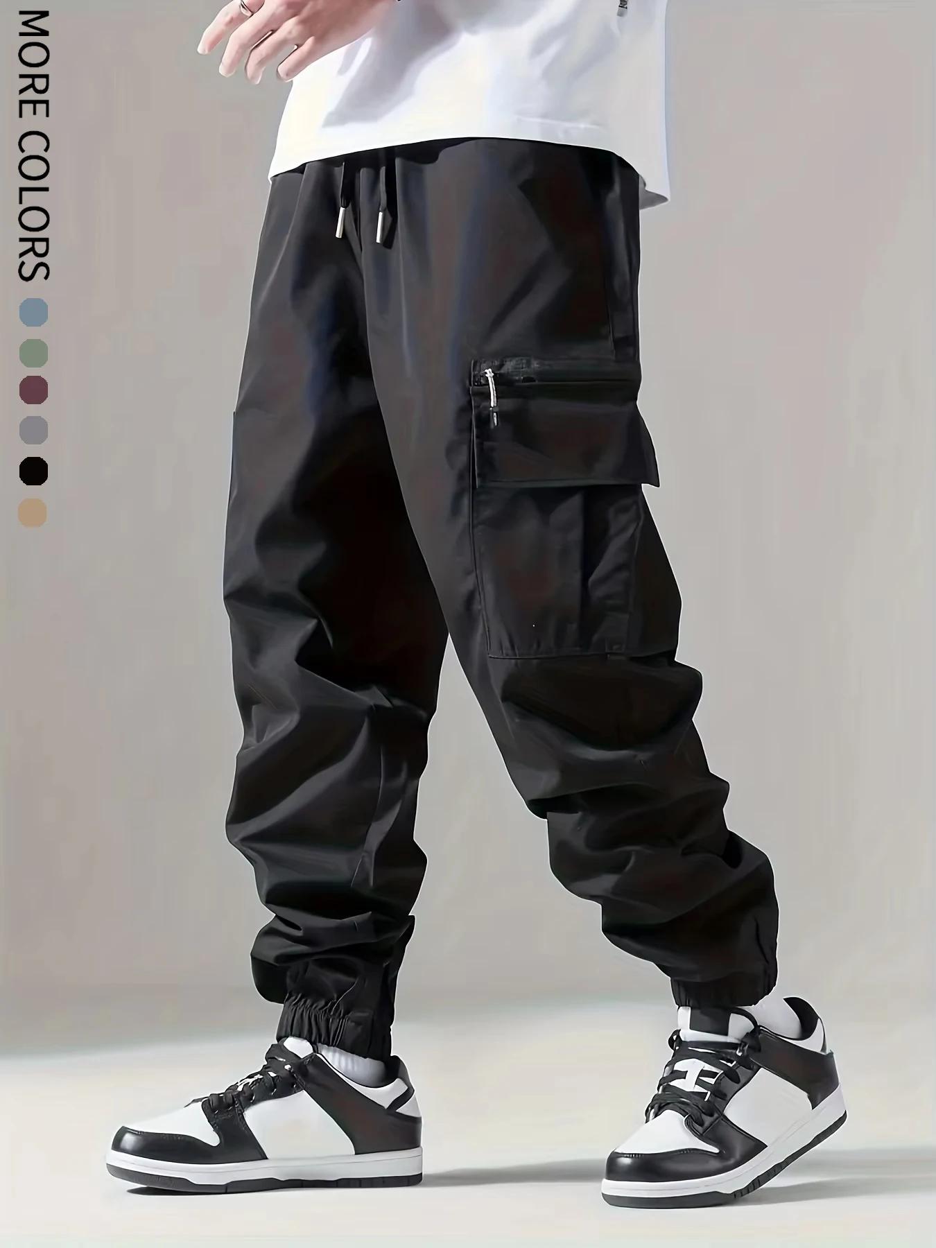 Pantalon cargo pour hommes, fjm fin, confortable et respirant, décontracté, extérieur, portable, cou