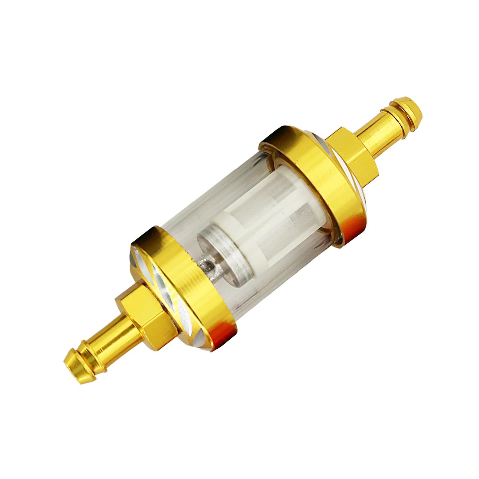Filtre à carburant intérieur de Moto 8mm, filtres à essence + tuyau de conduite de carburant d'essen