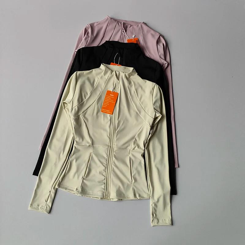 Manteau sport femme coupe cintrée automne hiver - Vêtement professionnel séchage rapide amincissant