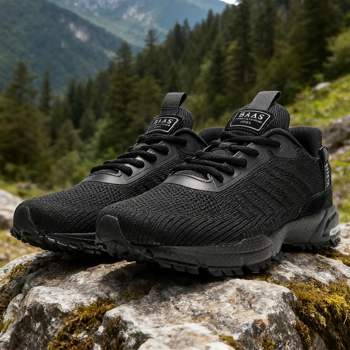 Baasploa – chaussures de course pour hommes, baskets respirantes en maille pour l'extérieur, chaussu