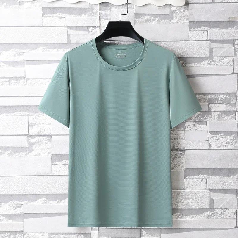 Ice inj-T-shirt de sport décontracté à haute élasticité pour hommes, haut de sport de plein air resp