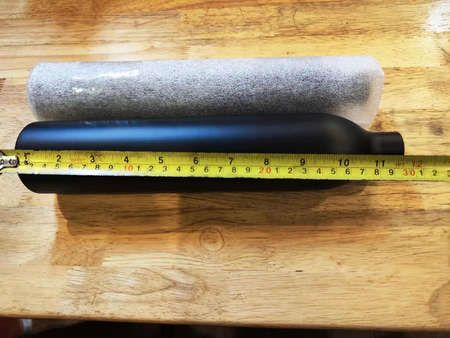 Bouteille d'Air ComTIFS HPA en Aluminium Précieux, Valve Sochi, Co2 Intervalles, 0,5 L, 5/8 "-18 UNF