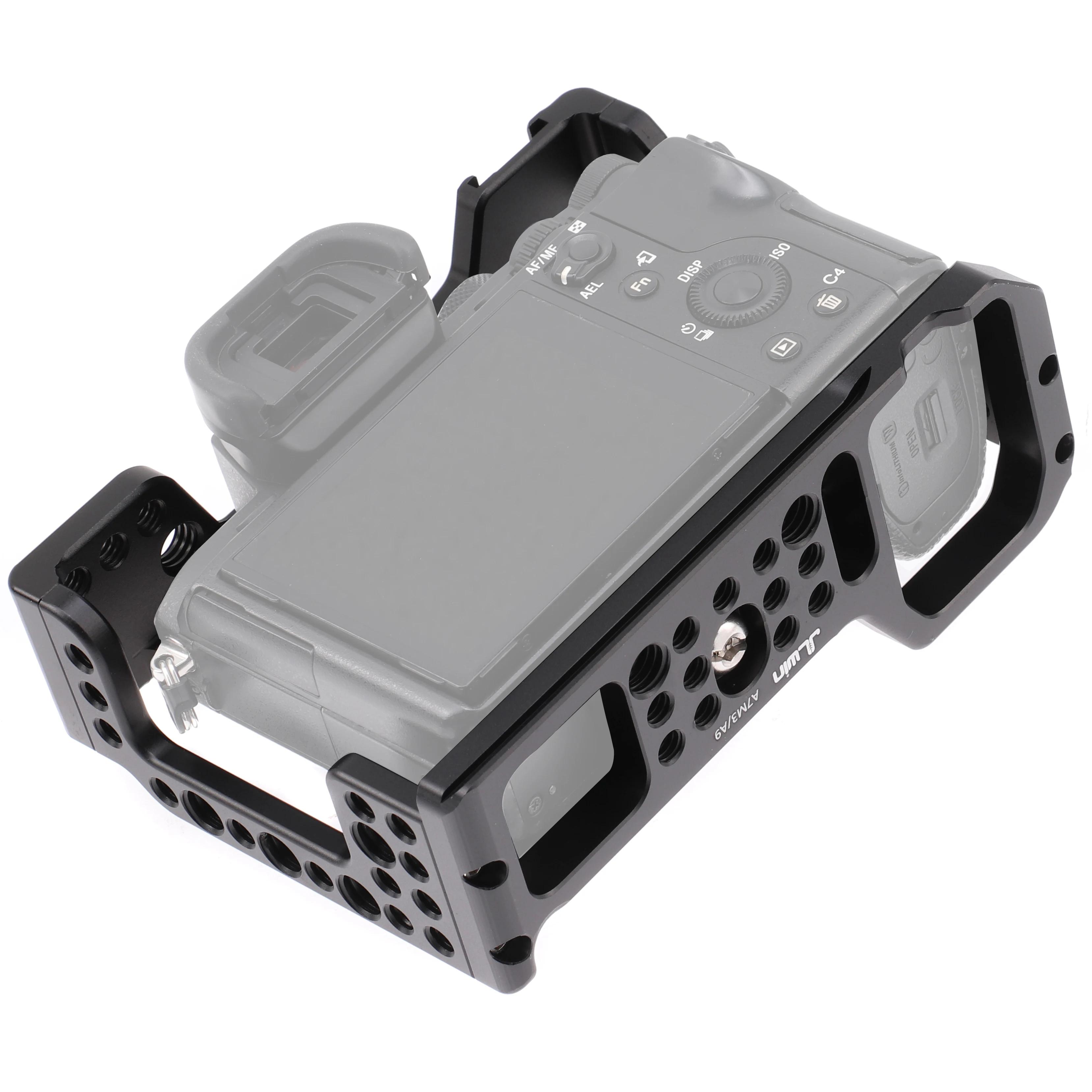 Appareil photo avec support de sabot froid pour lumière LED, alliage d'aluminium, appareils photo po
