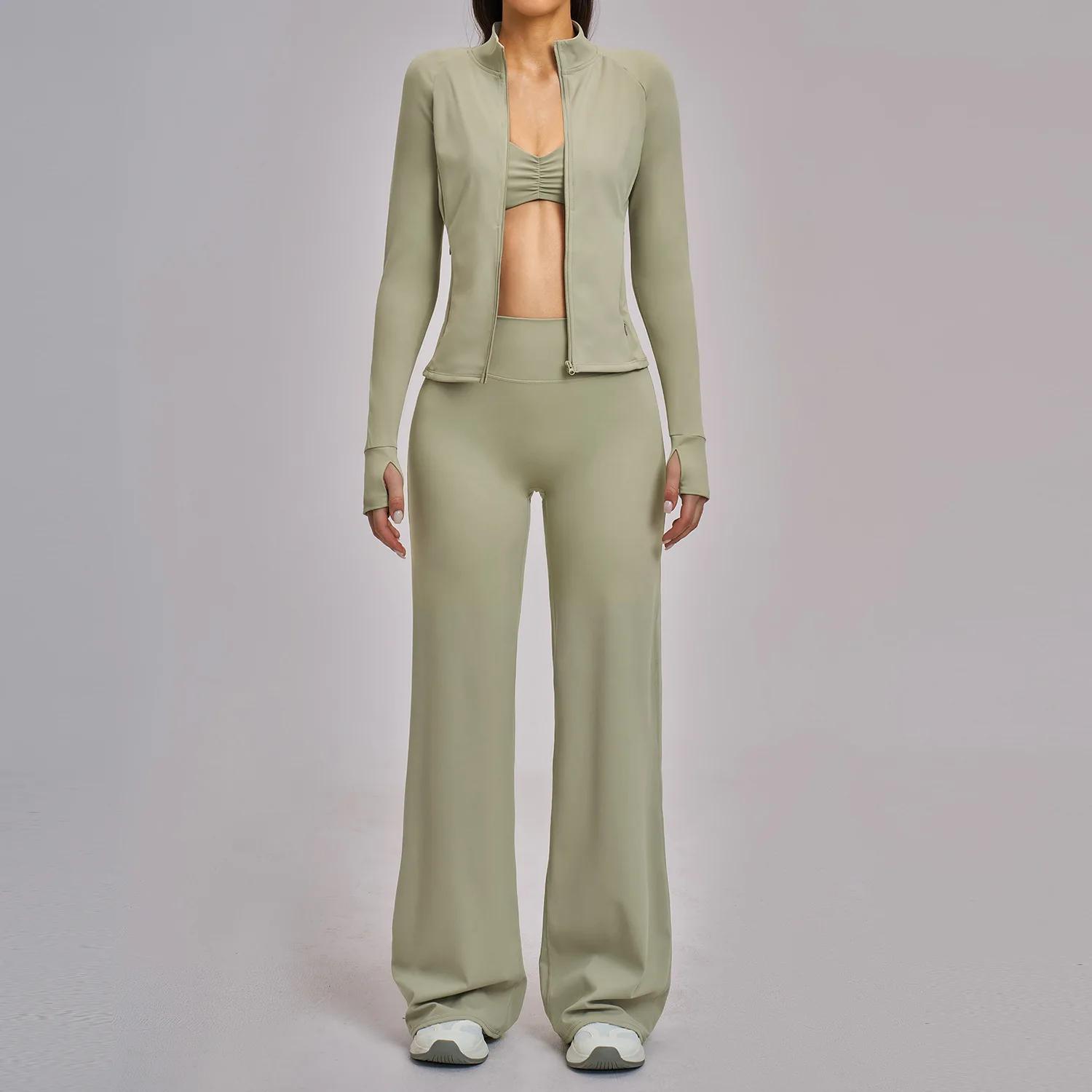 Ensemble de vêtements de sport pour la gym, 2/3 pièces, ensemble de yoga pour femmes, tenue de sport