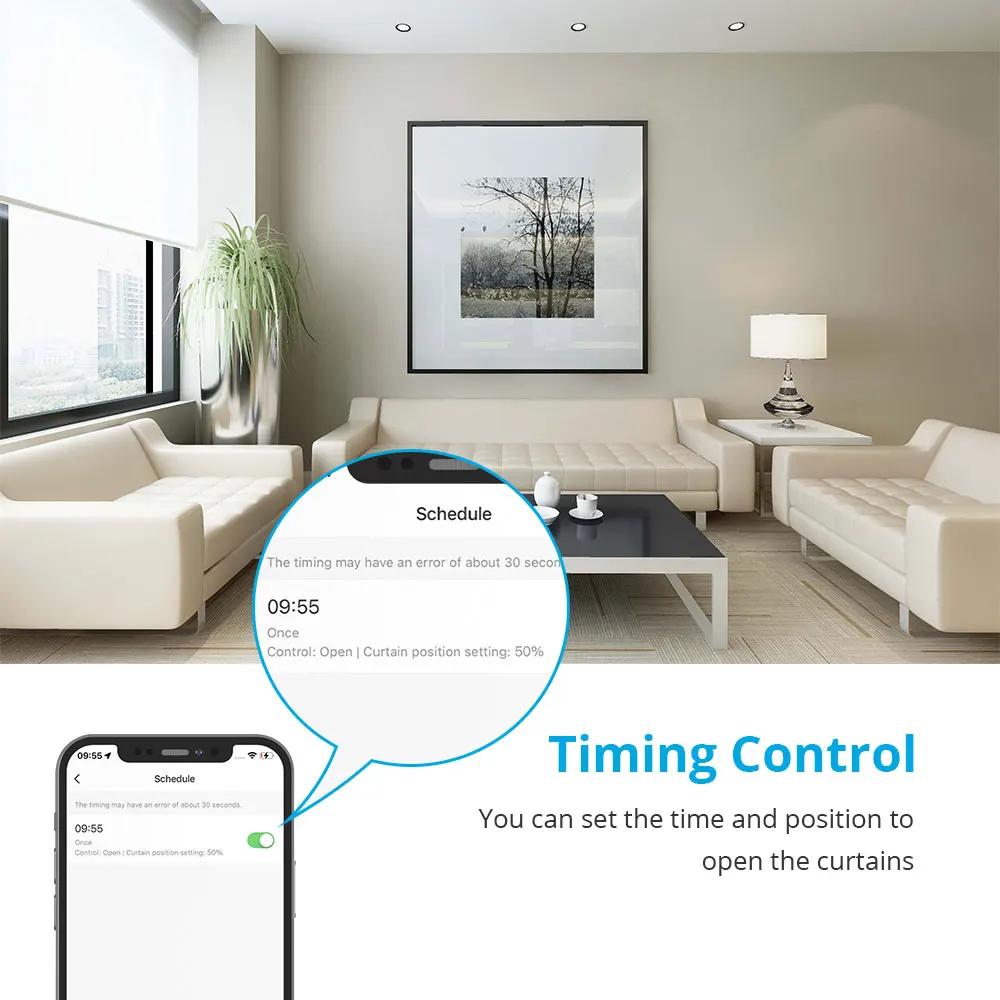 Zemismart – moteur de store électrique WiFi, moteur automatique pour Tube de 37mm 38mm, fonctionne a