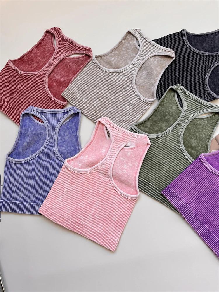 Haut de Yoga sans couture, Fitness, sport, gymnastique, course à pied, entraînement pour femmes, hau