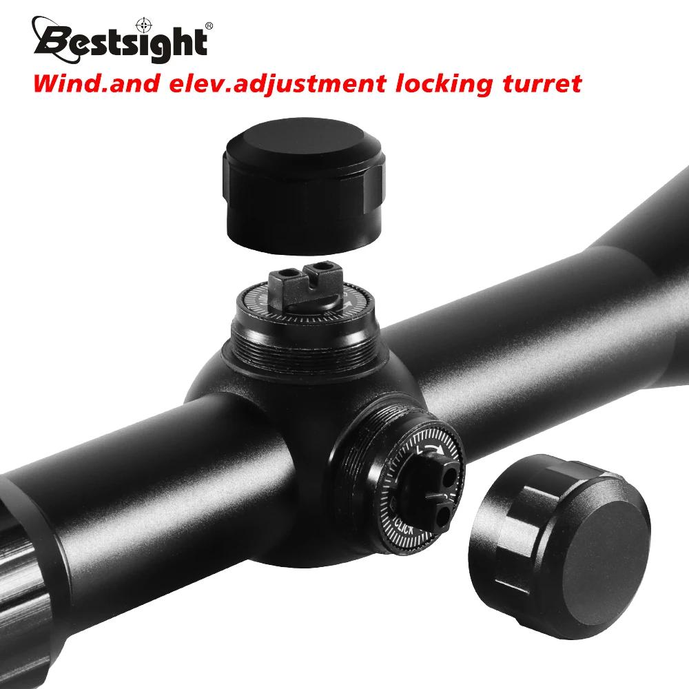 Lunette de chasse 3-9x40 avec illumination rouge ou verte, viseur optique avec montures, réticule Mi