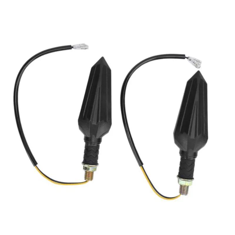 Clignotants de moto E24, clignotant coulant, 12led, indicateur de clignotant ambre, 12V, M10, marque
