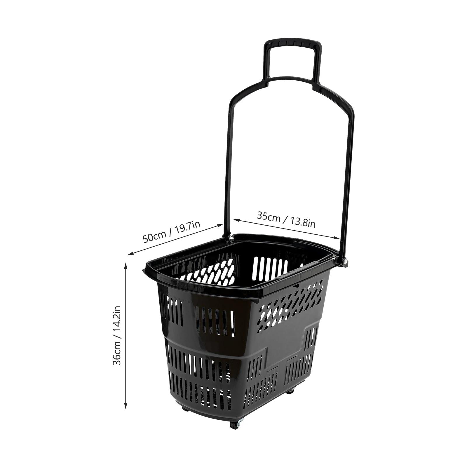 CNCEST-Caddies avec roues et poignée, panier à provisions portable, ensemble d'accessoires de cuisin