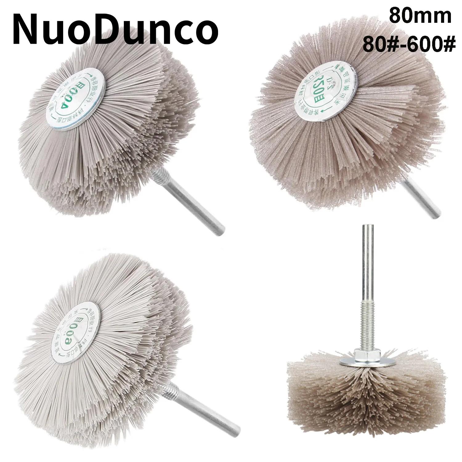 Tête de meulage en fil abrasif en Nylon de 80mm, brosse de roue, perceuse électrique, brosse de poli