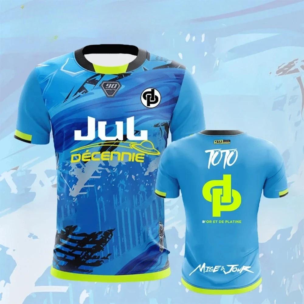 Vêtements de rue pour hommes, T-shirt respirant à séchage rapide imprimé en 3d, col rond en 3d pour