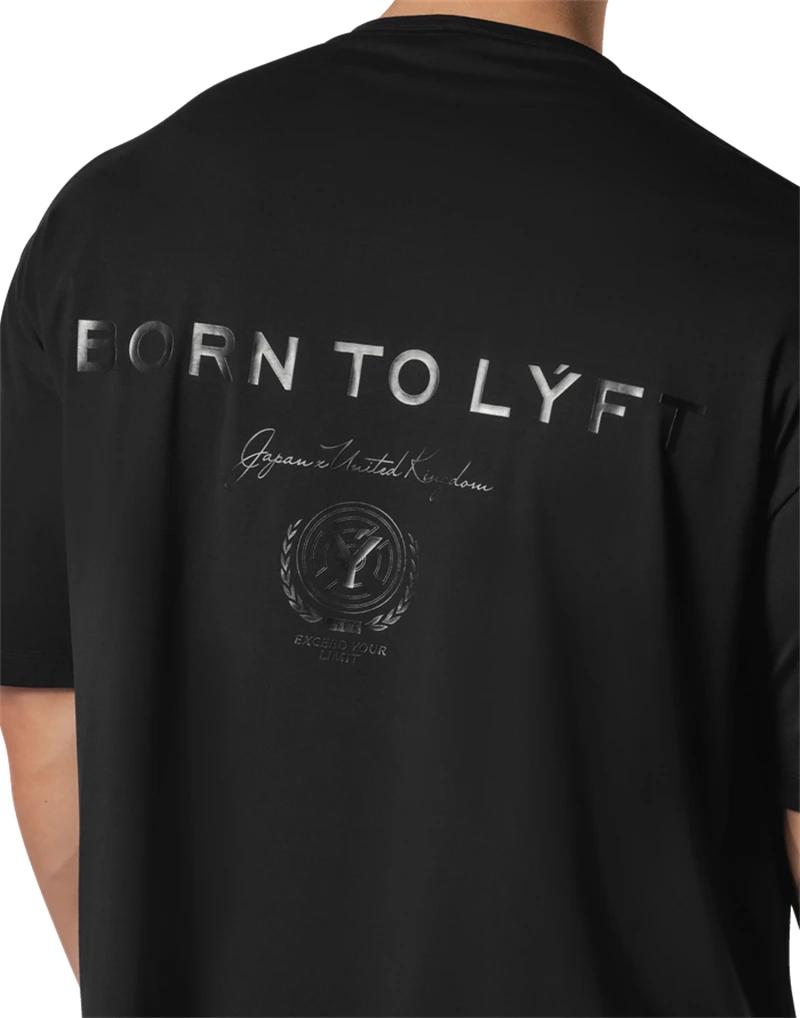 CircFT Noir Lettre Imprimer M-3XL BIG T-Coalition Hommes 100% Coton At Respzed-Chemises Hommes High