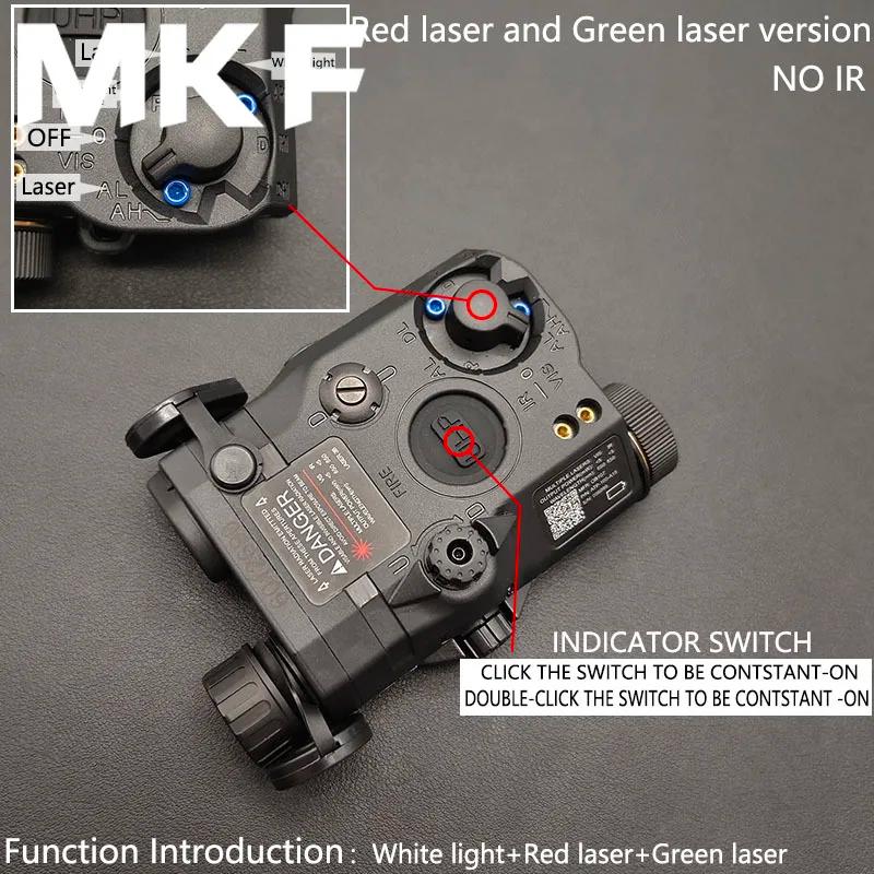 Airsoft PEQ-15 PEQ15 tactique rouge laser vert Laser IR lumière de remplissage LED stroboscopique ar