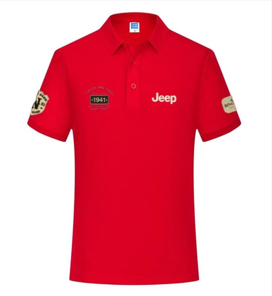 T-shirts et polos d'été de haute qualité, style Jeep 2026, chemises décontractées à manches courtes