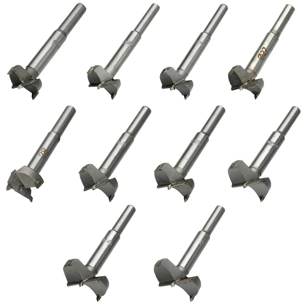 Forstner-Forets d'alésage en acier au carbone, travail de calcul, auto-centrage, scie cloche, carbur