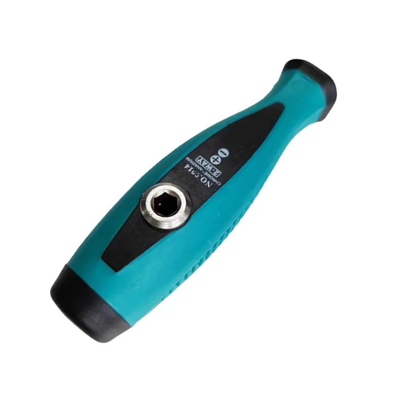 1pc 1/4 ''poignée de tournevis hexagonale 6.35mm support d'embouts de tournevis magnétique pour embo