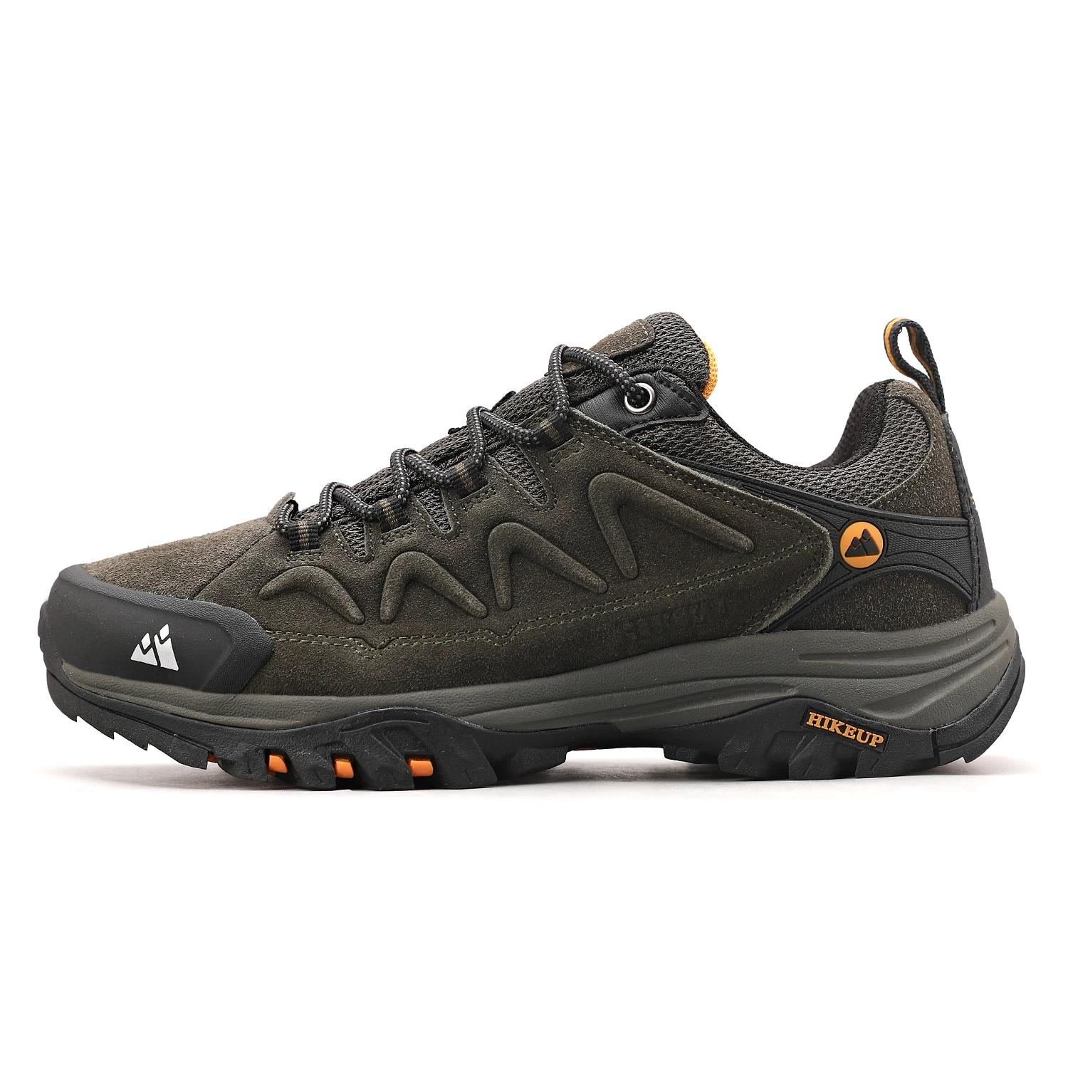 HIKEUP – chaussures de randonnée en cuir pour hommes, baskets de randonnée en plein air, de tourisme