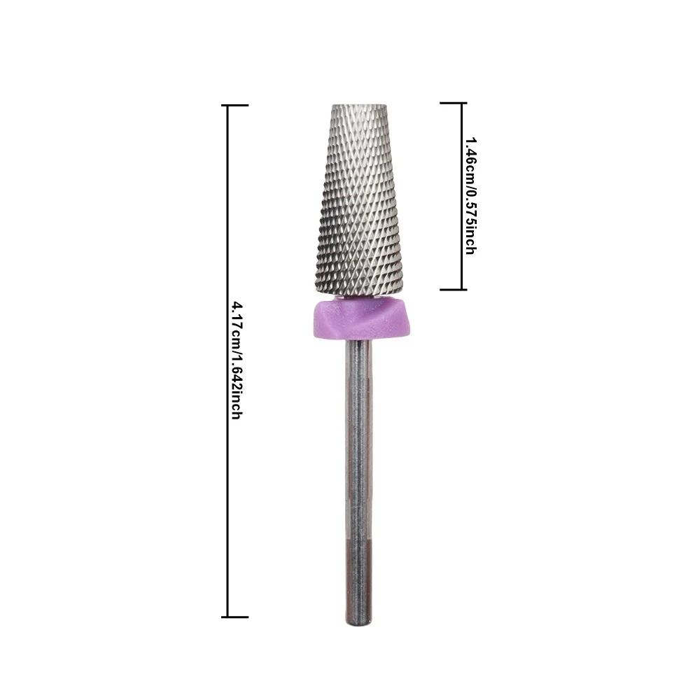 Fraise en carbure XXF pour manucure professionnelle, Machine de manucure rotative électrique, foret