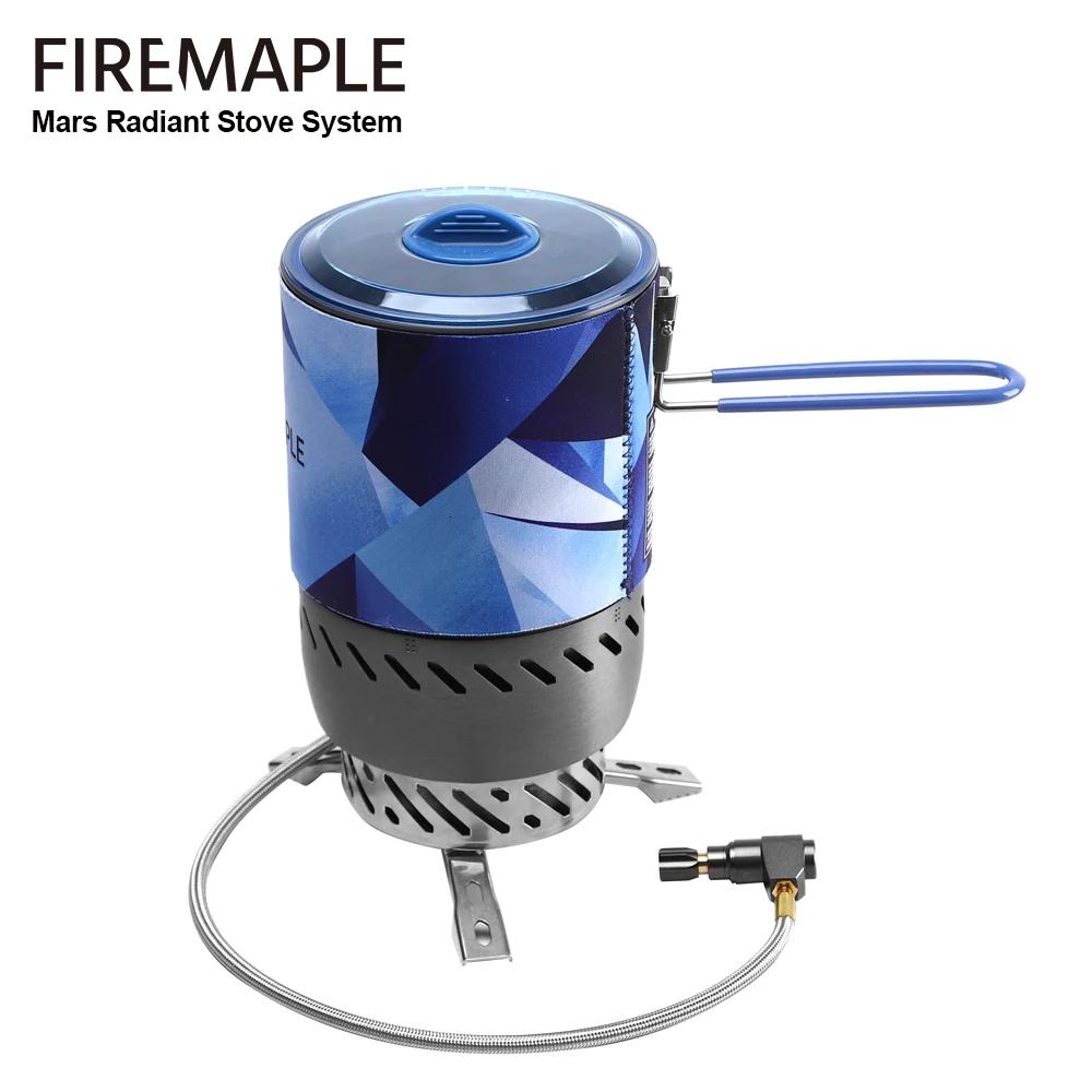 Système de réchaud radiant à grain d'érable au feu, exdésinfection thermique coupe-vent compacte ave
