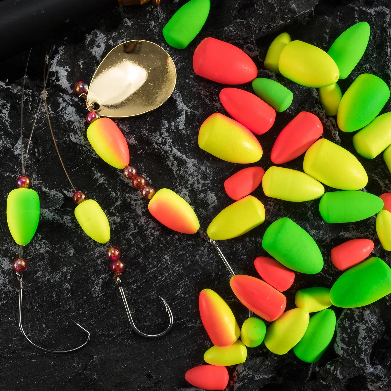 10/30 pièces pêche mousse flotteur Bobber bouée eau salée pour la pêche à la mouche Pompano plate-fo