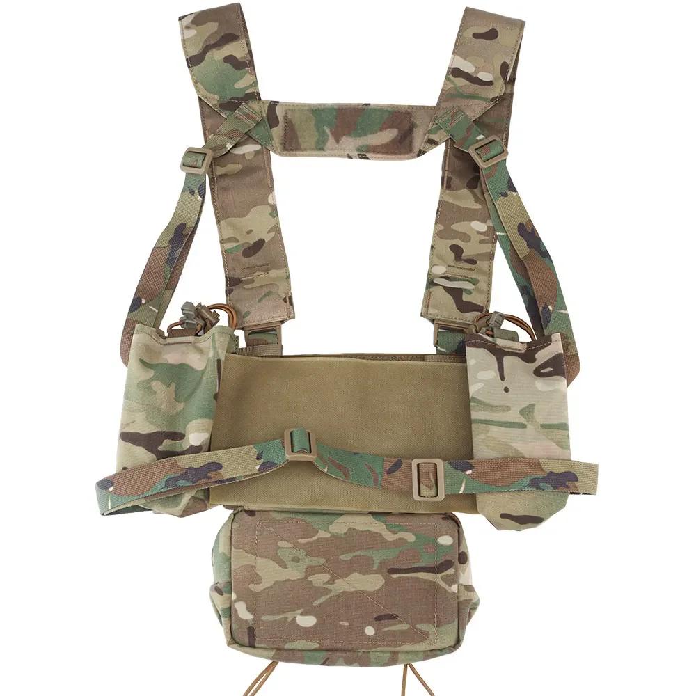 Plateforme poitrine ATFG CAMO micro porte-inspirer pocommuniste oreilles poudres ensemble SFP Fat Strap 5.56 7.62