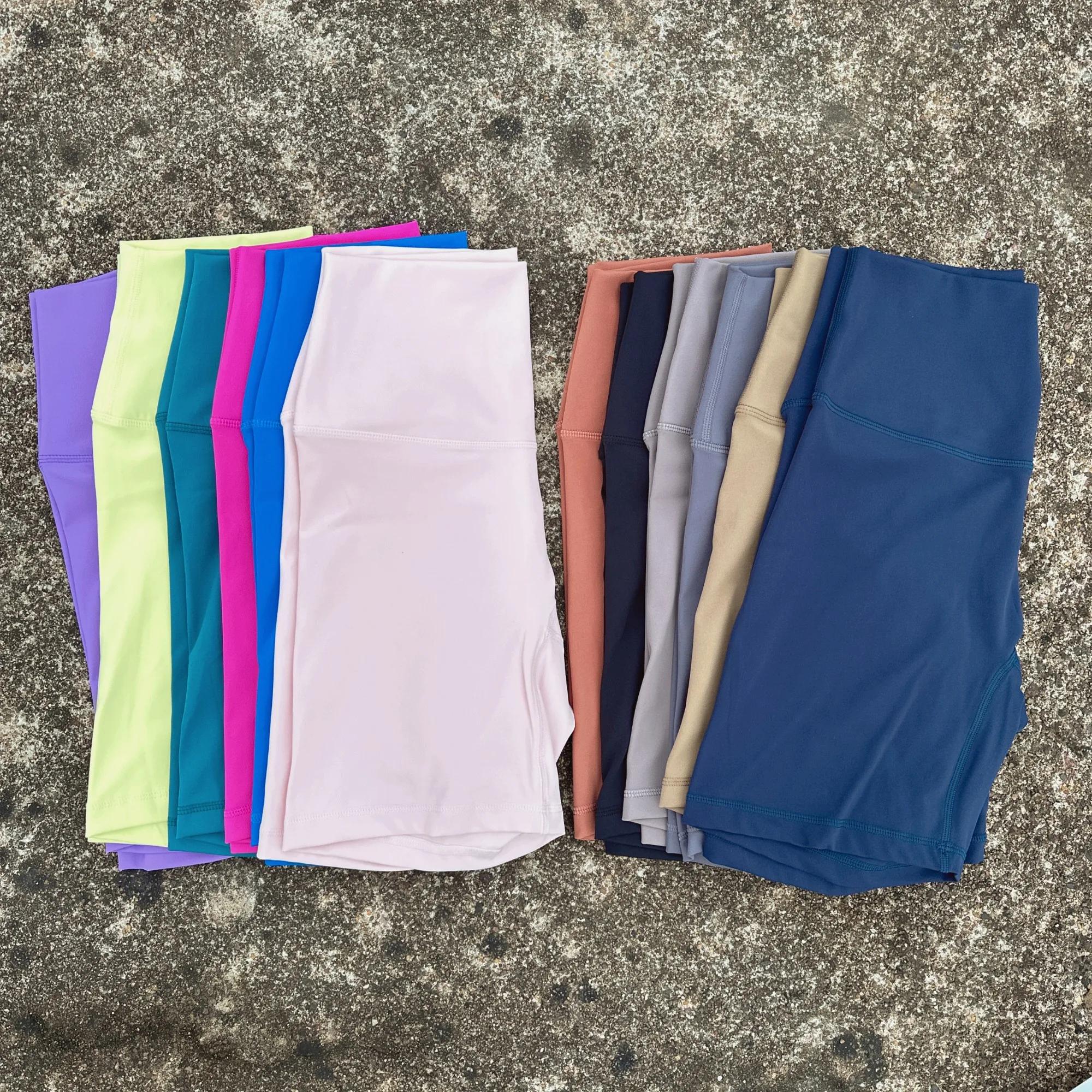 Leggings courts de Sport pour femmes, couleur unie, Yoga, soutien de Compression, sueur-vagin, entra