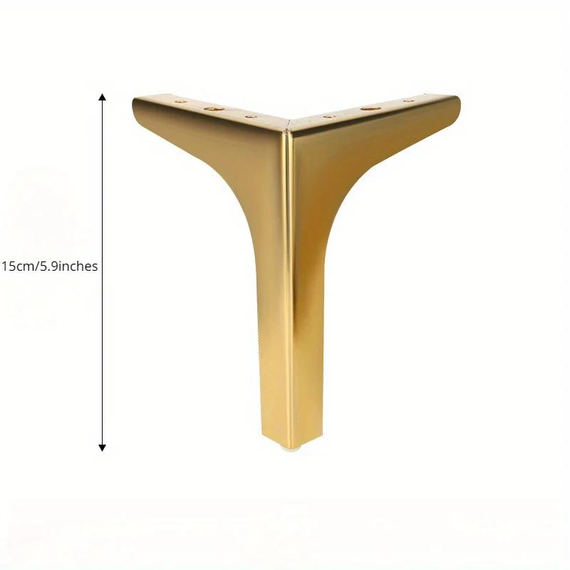 4 pièces 15cm pieds de Table basse en métal moderne pour meubles pieds de canapé lit chaise bureau c