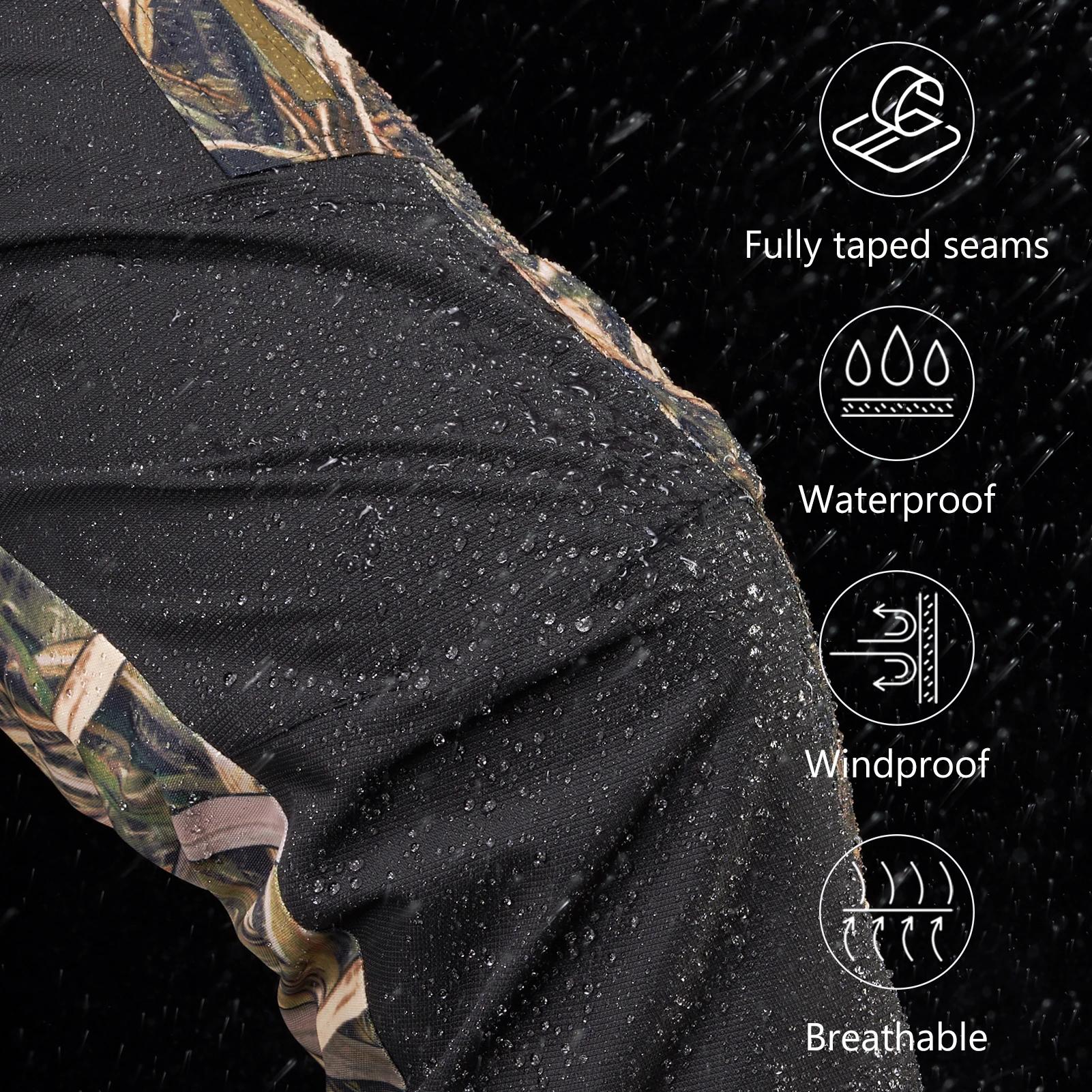 BASSDASH – pantalon de chasse pour hommes, imperméable, imprimé, respirant, Ripstop, camouflage, pêc