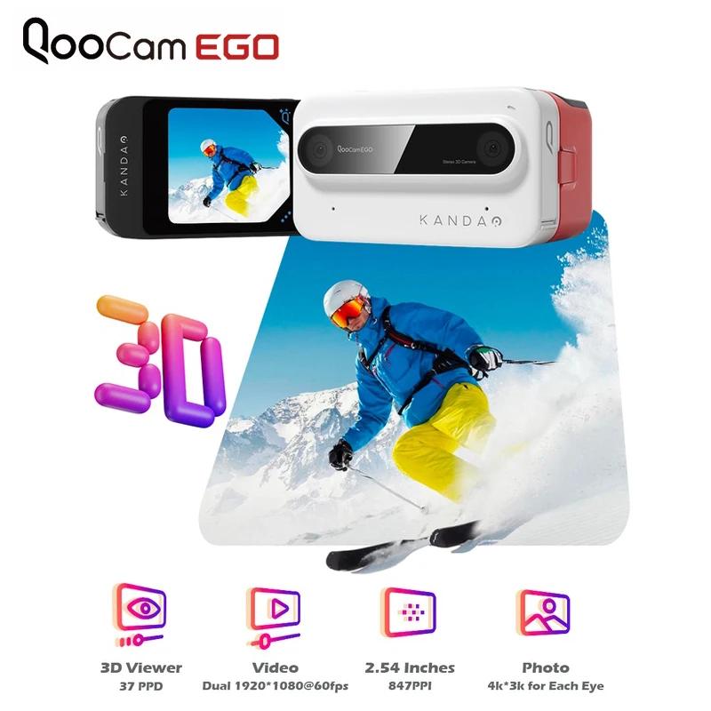 Kandao Qoocam EGO 4K caméra 3D réaliste Snap and View caméra instantanée point d'immersion stéréo et